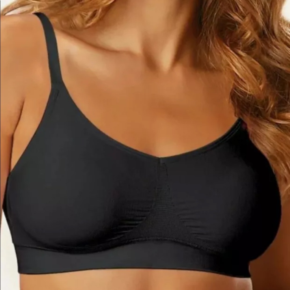 NWT Dream By Genie Seamless Wire-free Comfort Bra - Black - Large